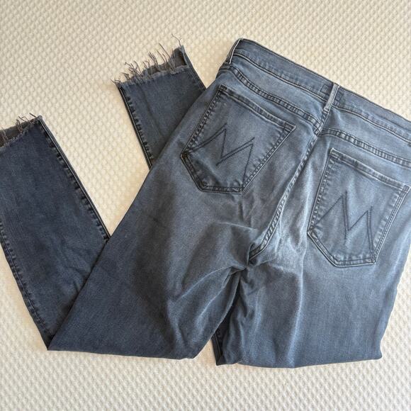 Mother Stunner Ankle Step Fray 30 10 My Wildest Ride Denim Jeans Skinny Raw Hem - Picture 4 of 7